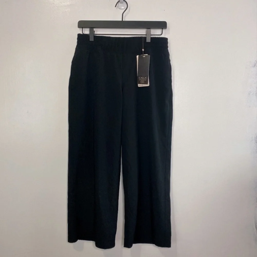 NWT Calia by Carrie Underwood Mid Rise Crop Jogger Pants Black S‎ - Picture 2 of 9